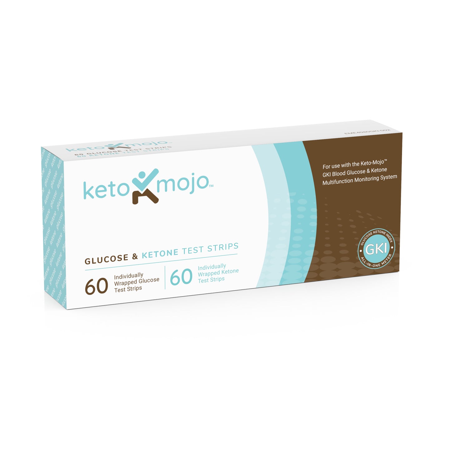 Bandelettes de test GKI (60 Glucose + 60 Cétones) - LE PACK COMBO