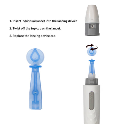 GKI-Bluetooth Kit Medidor de Glucosa en Sangre y Cetonas - PROMO BUNDLE