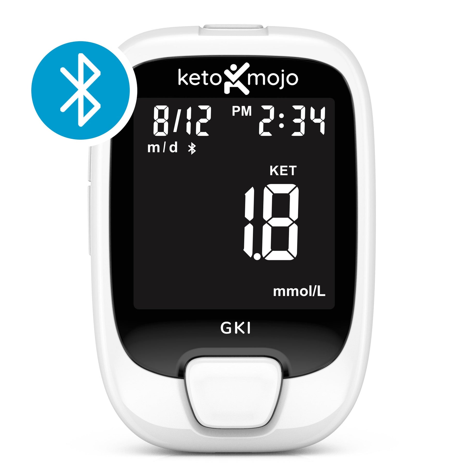 GKI-Bluetooth Kit Medidor de Glucosa en Sangre y Cetonas - PROMO BUNDLE -  Keto-Mojo Europe