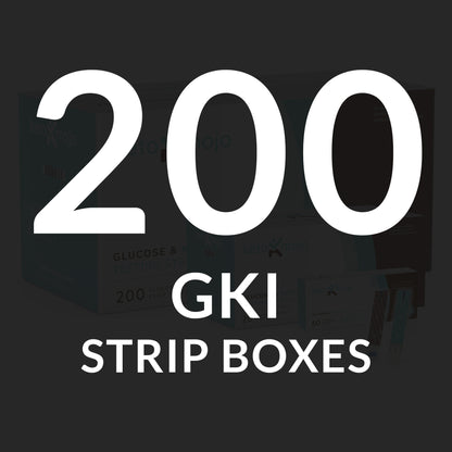 Mastercase GKI Glukose- und Keton-Teststreifen - DAS KOMBI-PACK (200 Einheiten)
