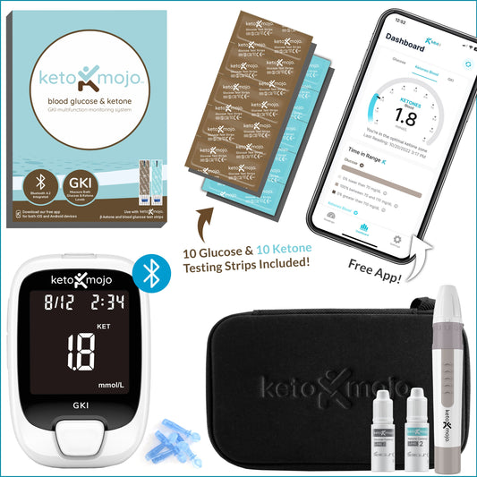 GKI-Bluetooth измеритель глюкозы и кетонов в крови - базовый стартовый комплект