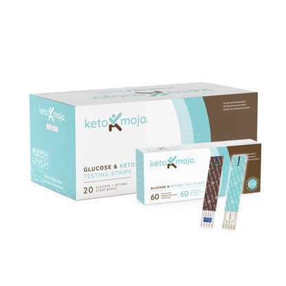 İç Kasa GKI Glukoz & Keton Test Şeritleri - COMBO PACK (20 adet)