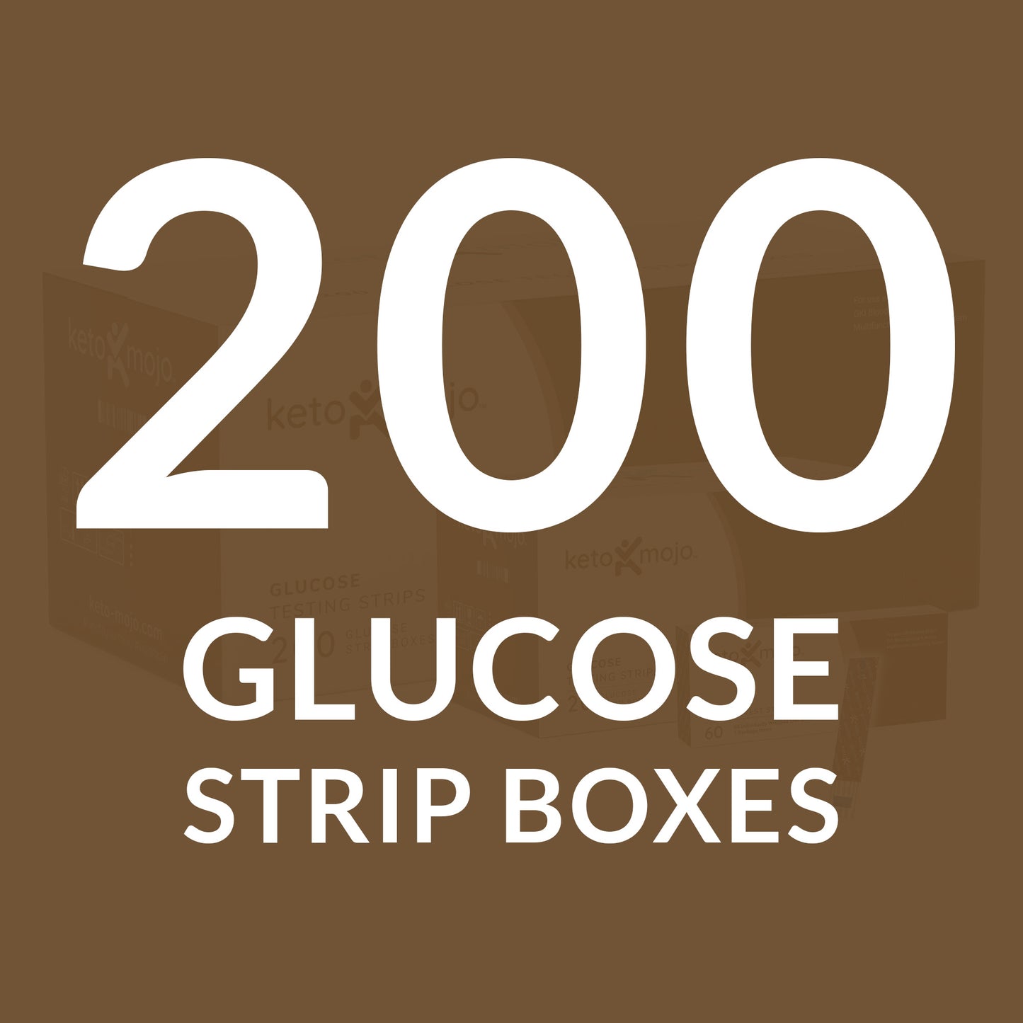 Mastercase Glukose-Test Streifen (200 Stück)