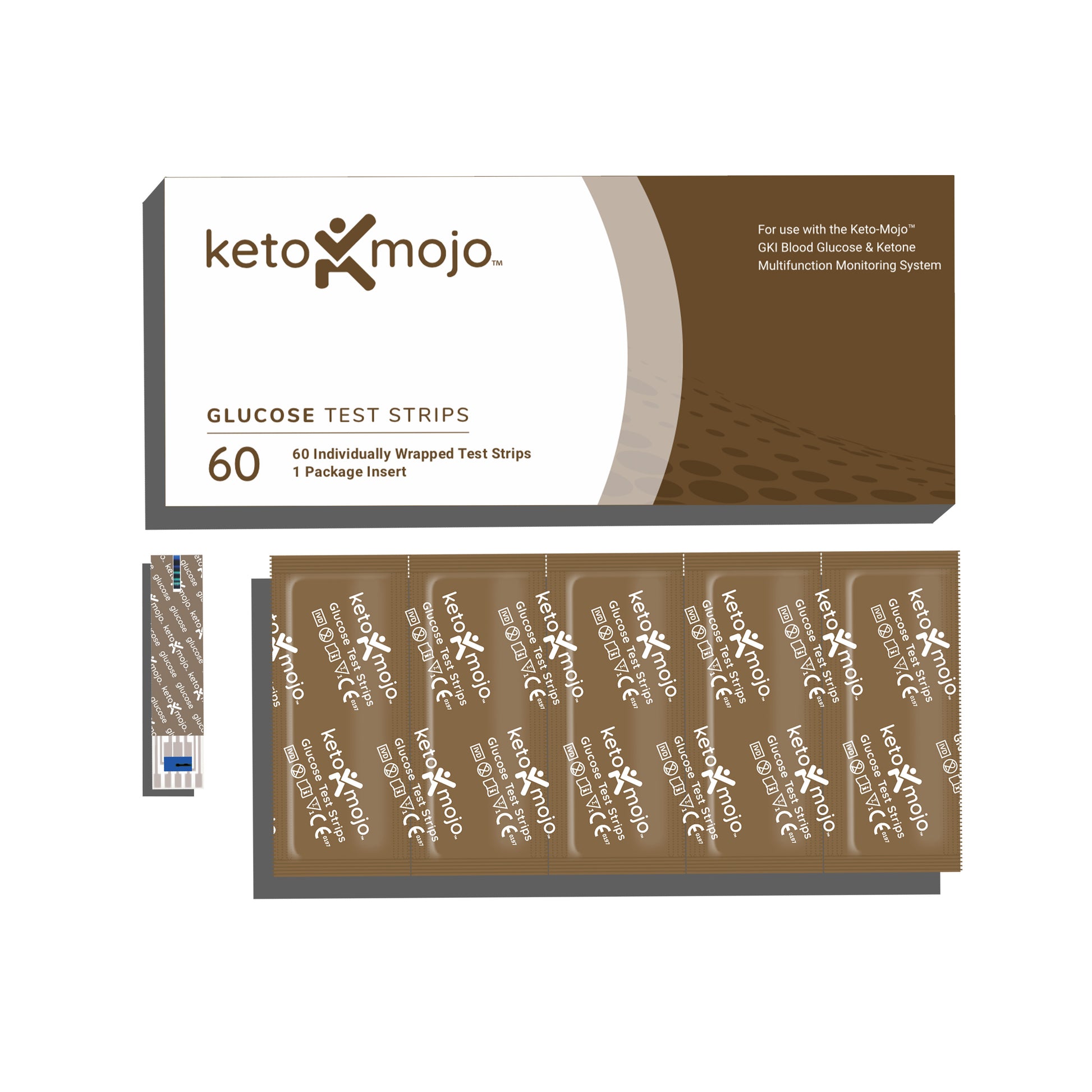 KETO-MOJO GKI-Bluetooth Blood Glucose & Ketone Meter – BASIC